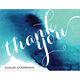 Blue Watercolor Folded Note Cards Image 3 of 3
